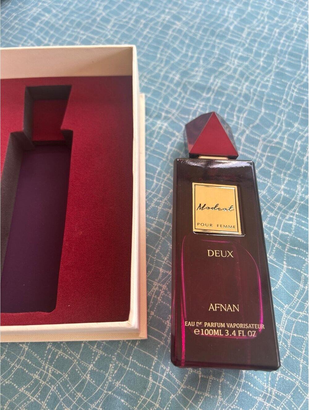 D122 modest pour femme deux afnan eau de parfum 3.4 oz